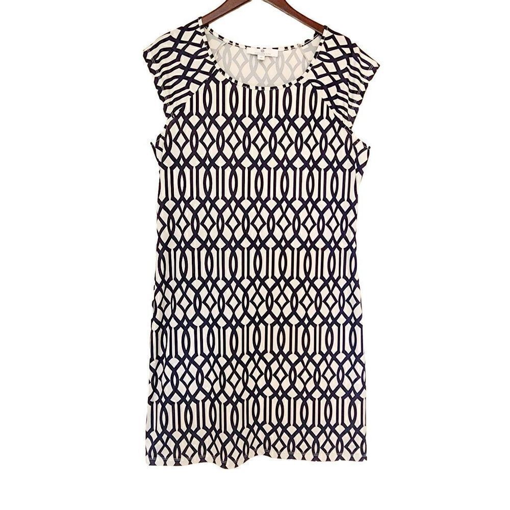 Jean-Pierre Klifa Paris Lilly Celtric Royal blue and white geometric pattern she